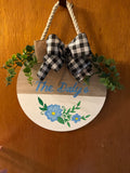 Wood door hanger